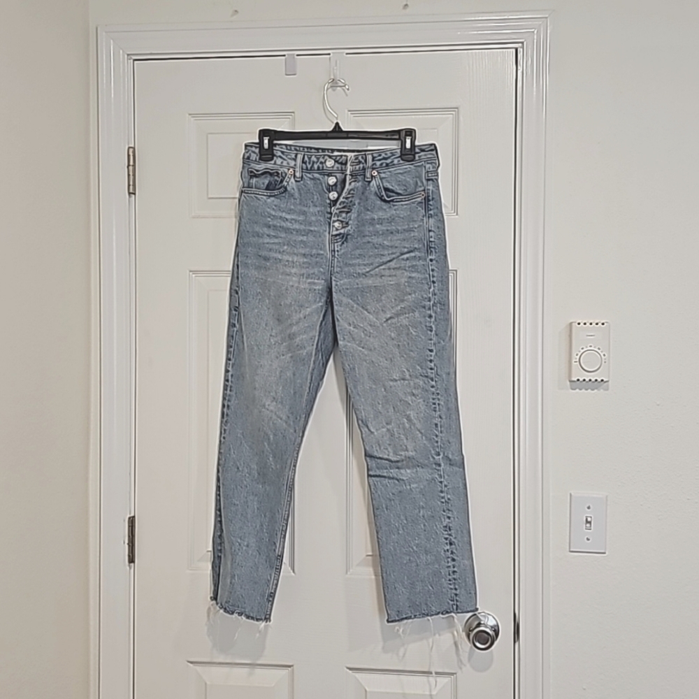 Topshop Straight Jean (Medium wash)